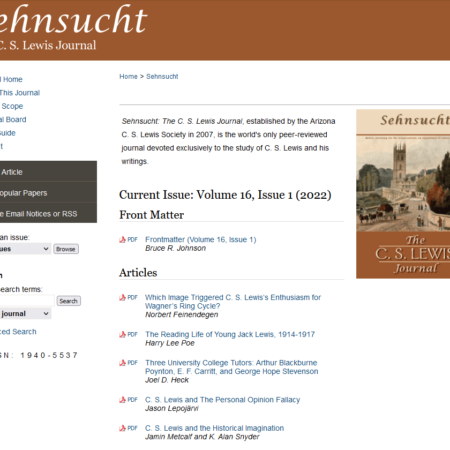 Sehnsucht: The C.S. Lewis Journal
